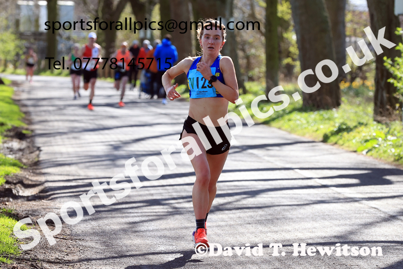 Senior Womens 6 Stage Road Relay, 2026 Northern Mens 12 and Womens 6 Stage Road Relays and Young Athletes 5k, Sheepmount Stadium, Carlisle. Photo: David T. Hewitson/Sports for All Pics